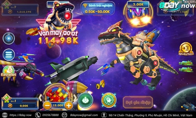 Giao dien game Ban Ca Vu Tru 8Day - Hinh 3