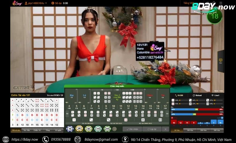 Casino SEXY - Sòng bạc trực tuyến đẳng cấp hàng đầu 4 Giao dien sanh Casino SEXY 8Day - Hinh 3
