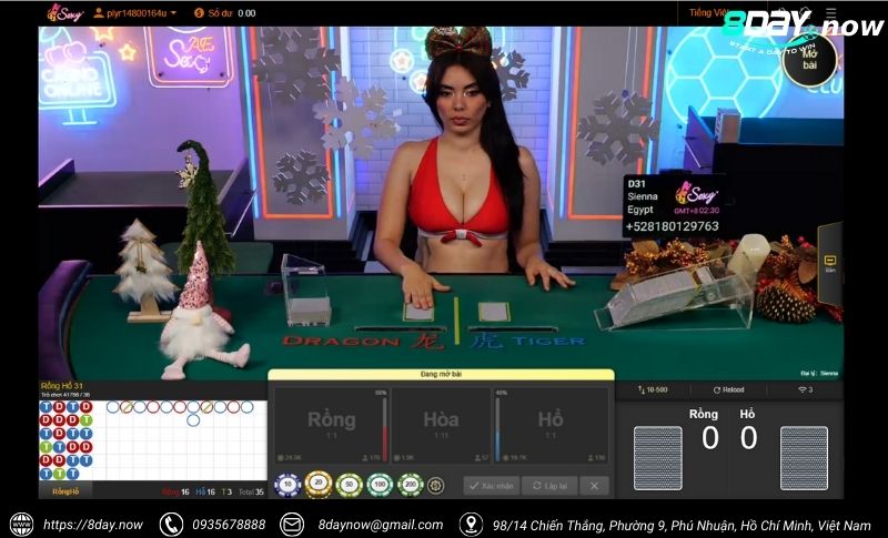 Casino SEXY - Sòng bạc trực tuyến đẳng cấp hàng đầu 5 Giao dien sanh Casino SEXY 8Day - Hinh 4