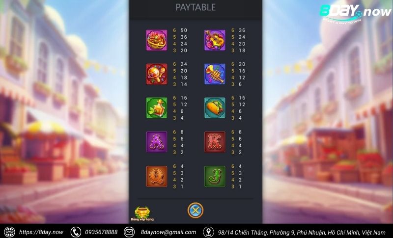 CHILIHUAHUA Slots - Quay hũ Mexico, thưởng cực cay 3 Giao dien game CHILIHUAHUA 8Day - Hinh 2