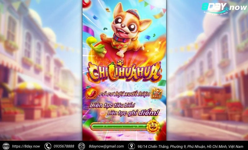 CHILIHUAHUA Slots - Quay hũ Mexico, thưởng cực cay 7 Cac buoc tham gia game CHILIHUAHUA 8Day - Buoc 3
