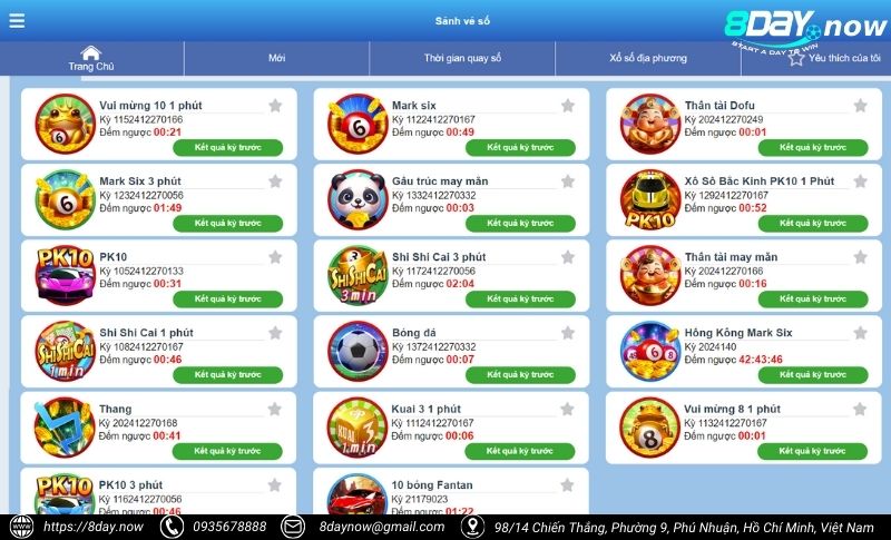 Hinh anh trong game Lottery Lobby 8Day - Hinh 1