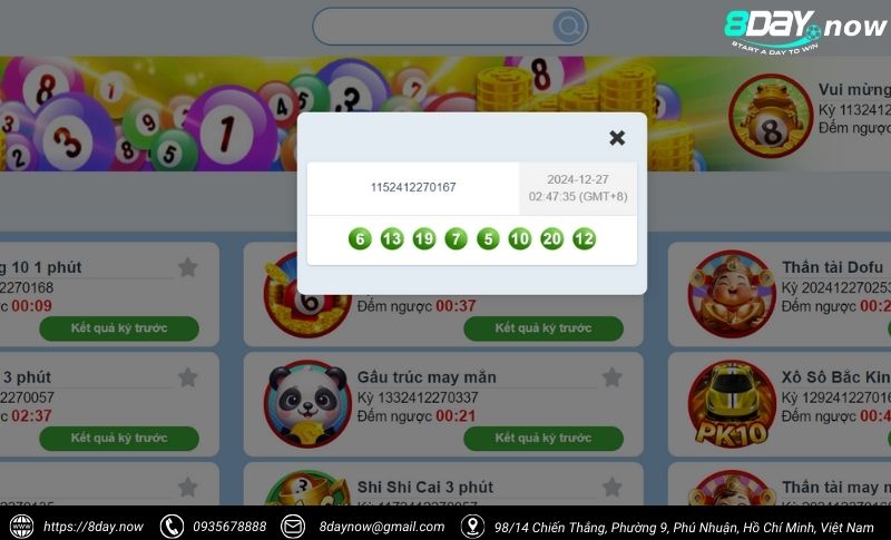 Hinh anh trong game Lottery Lobby 8Day - Hinh 2