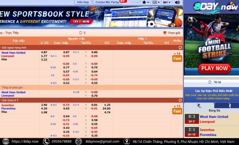 SBOBET Sports - Sảnh cược thể thao uy tín hàng đầu 7 Cac buoc tham gia ca cuoc tai SBOBET The Thao 8Day - Buoc 3